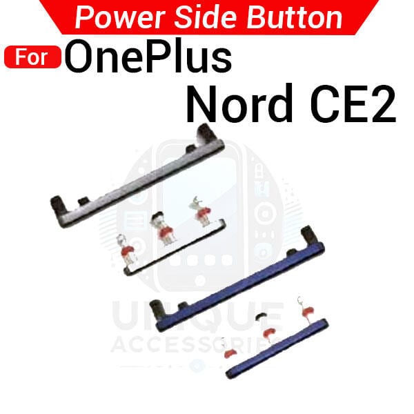 Compatible with OnePlus Nord CE2 External Side Buttons Power On Off + Volume Control Button Outside Side Keys