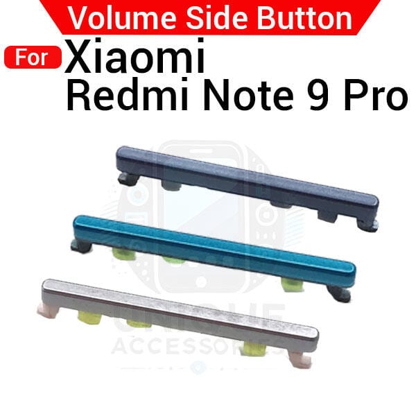 Volume Button Out Side Key For Xiaomi Redmi Note 9 Pro External Side Button
