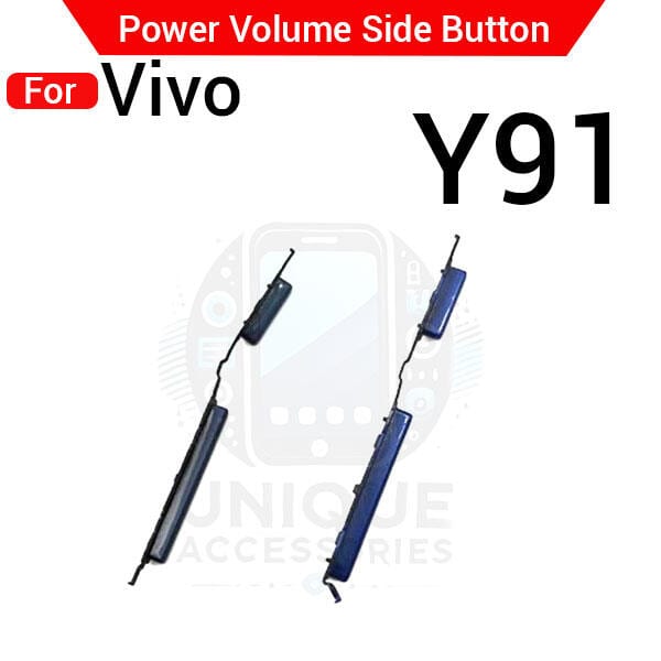 Compatible with Vivo Y91 External Side Buttons Power On Off + Volume Control Button Outside Side Keys