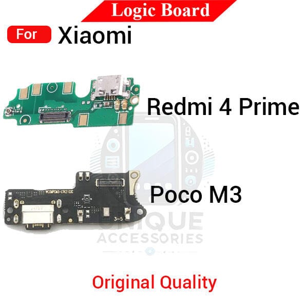 Charging Logic Board For Xiaomi Redmi 4 Prime Poco M3 Charging Port USB Plug PCB Dock Connector Spare parts