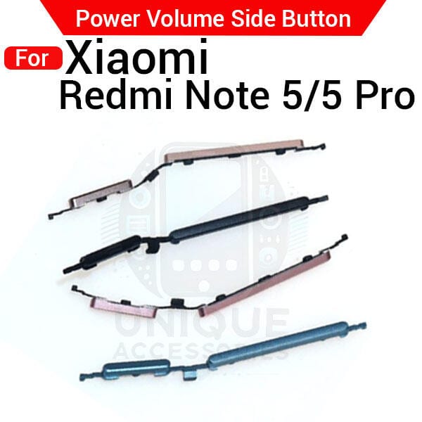 Compatible with Xiaomi Redmi Note 5 5 Pro External Side Buttons Power On Off + Volume Control Button Outside Side Keys