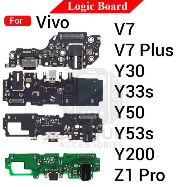 Charging Logic Board For Vivo V7 V7 Plus Y30 Y33s Y50 Y53s Y200 Z1 Pro Charging Port USB Plug PCB Dock Connector Spare parts