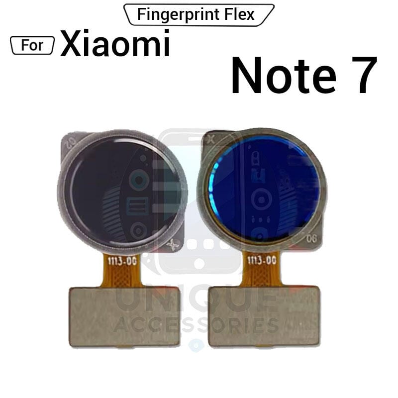 Power Button Fingerprint Sensor Flex Cable For Xiaomi Redmi Note 7 ON OFF Key Sensor Home Touch Fingerprint Sensor Flex Ribbon
