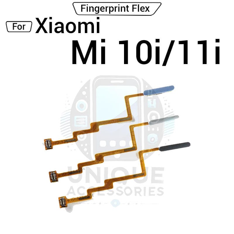 Power Button Fingerprint Sensor Flex Cable For Xiaomi Mi 10i 11i ON OFF Key Sensor Home Touch Fingerprint Sensor Flex Ribbon