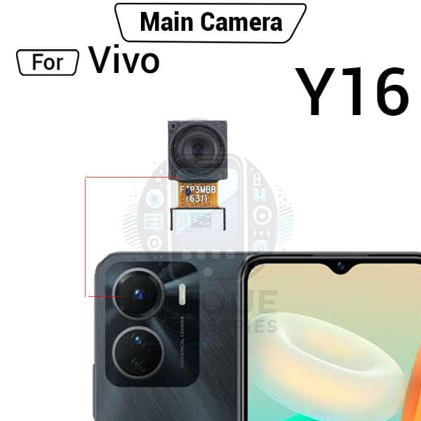 Back Rear Main Camera Module Flex Cable For Vivo Y16 Replacement Parts