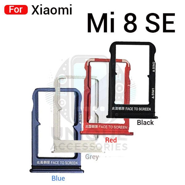 Xiaomi Mi 8 SE Sim Tray Micro SD Card Slot with Sim Ejector Pin Replacement Parts