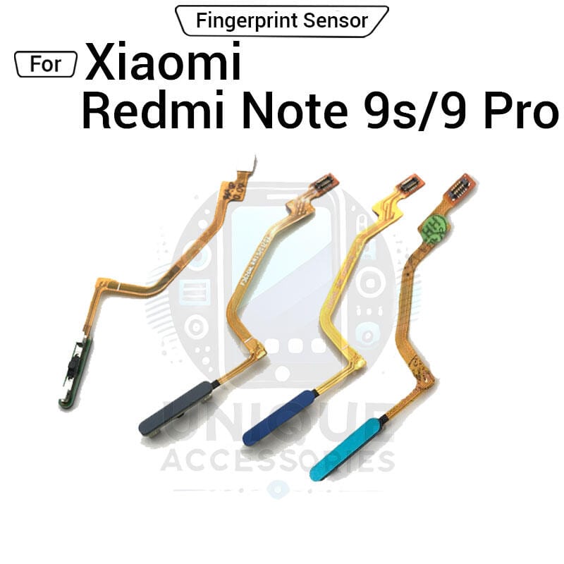 Fingerprint Sensor with Flex Cable for Xiaomi Redmi Note 9s 9 Pro