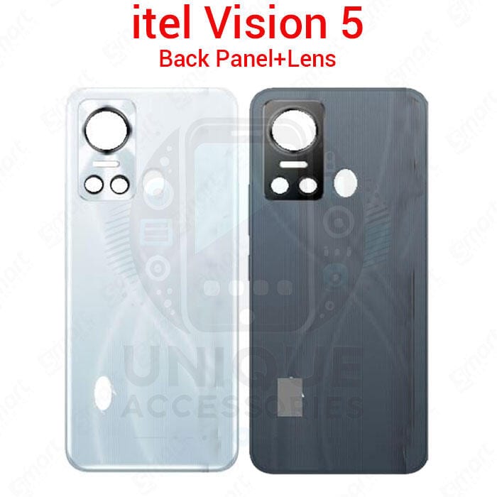 itel Vision 5 Back Panel/Backshell/ Casing + With Camera Lens + Side Buttons With Logo-All Colors Available