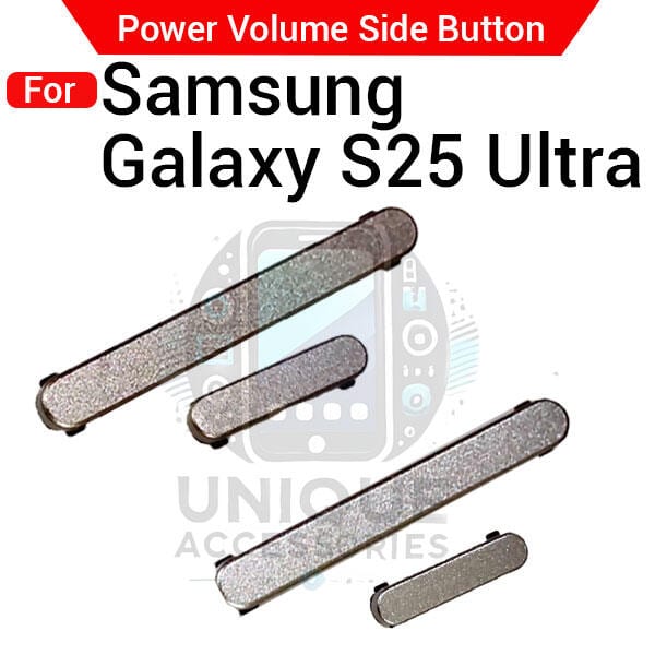 Compatible with Samsung Galaxy S25 Ultra External Side Buttons Power On Off + Volume Control Button Outside Side Keys