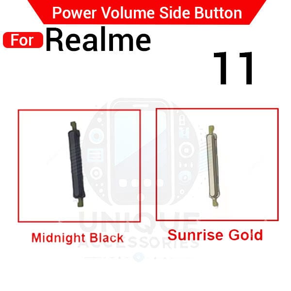 Volume Button Out Side Key For Realme 11 External Side Button