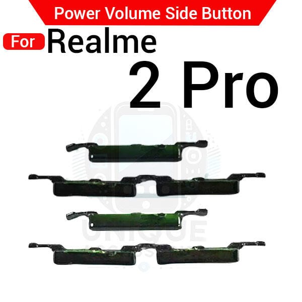 Compatible with Realme 2 Pro External Side Buttons Power On Off + Volume Control Button Outside Side Keys