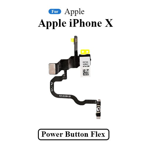For Apple iPhone X Power Flex Cable On Off Power Volume Switch Side Button Flex Ribbon Repair Parts