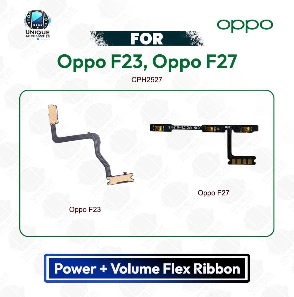 Oppo F23, Oppo F27 Power Button Volume/On Off Key Flex Cable Replacement Parts