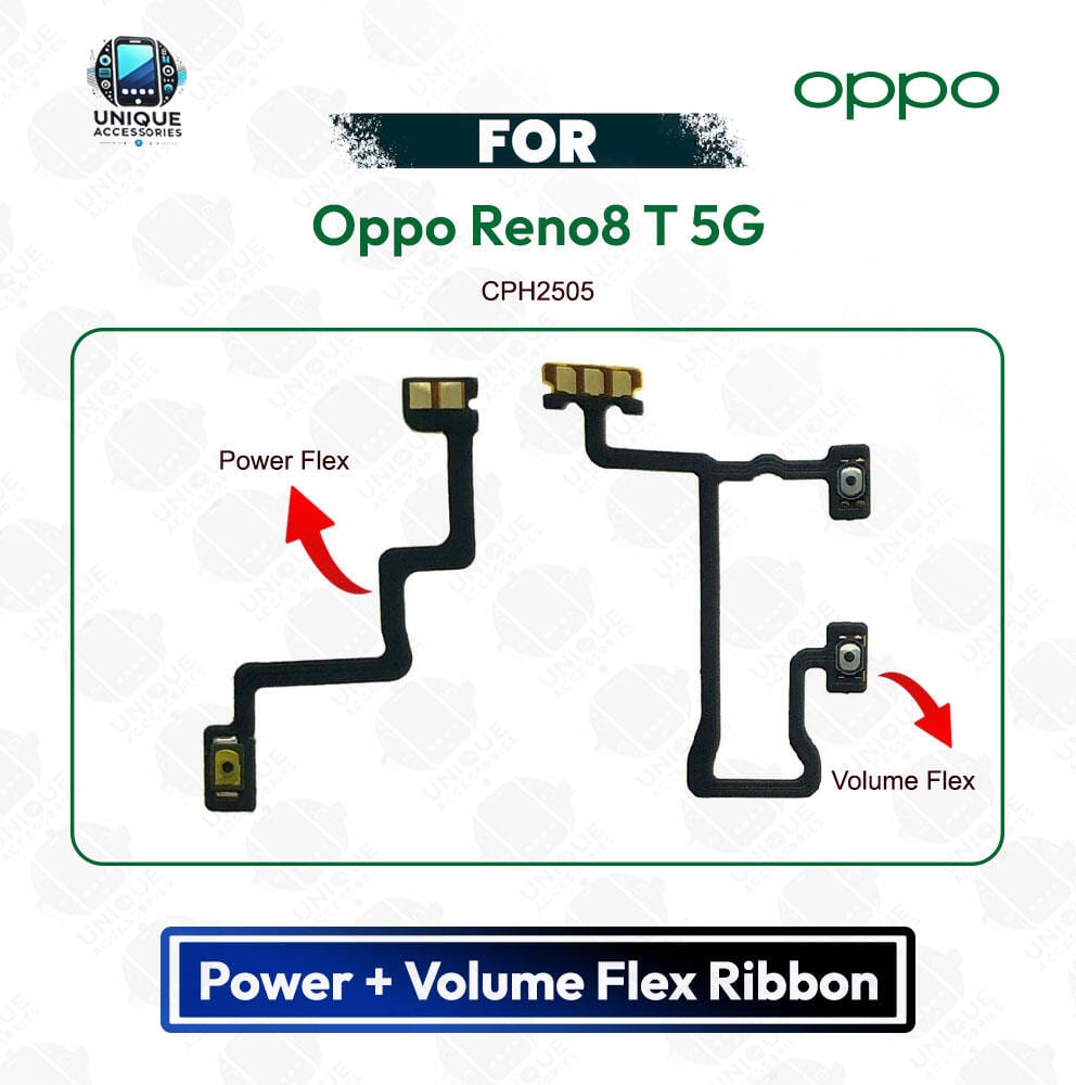Oppo Reno8 T 5G Power Button Volume/On Off Key Flex Cable Replacement Parts | CPH2505