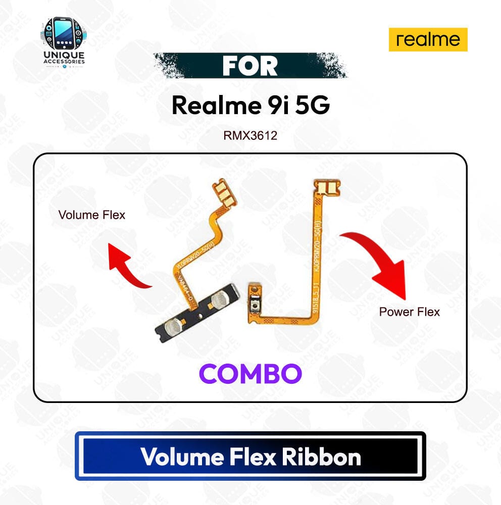 Realme 9i 5G Power Button Volume/On Off Key Flex Cable Replacement Parts | RMX3612