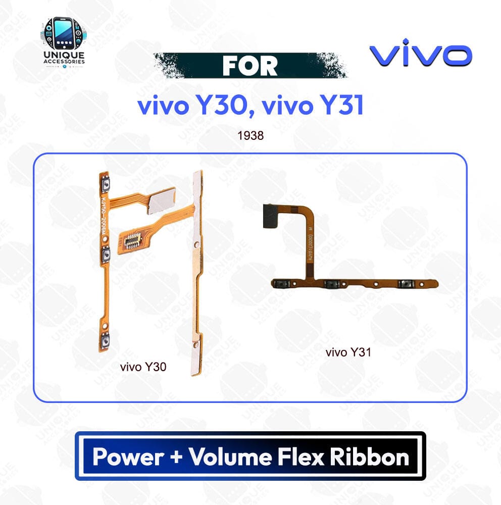 vivo Y30, vivo Y31 Power Button Volume/On Off Key Flex Cable Replacement Parts