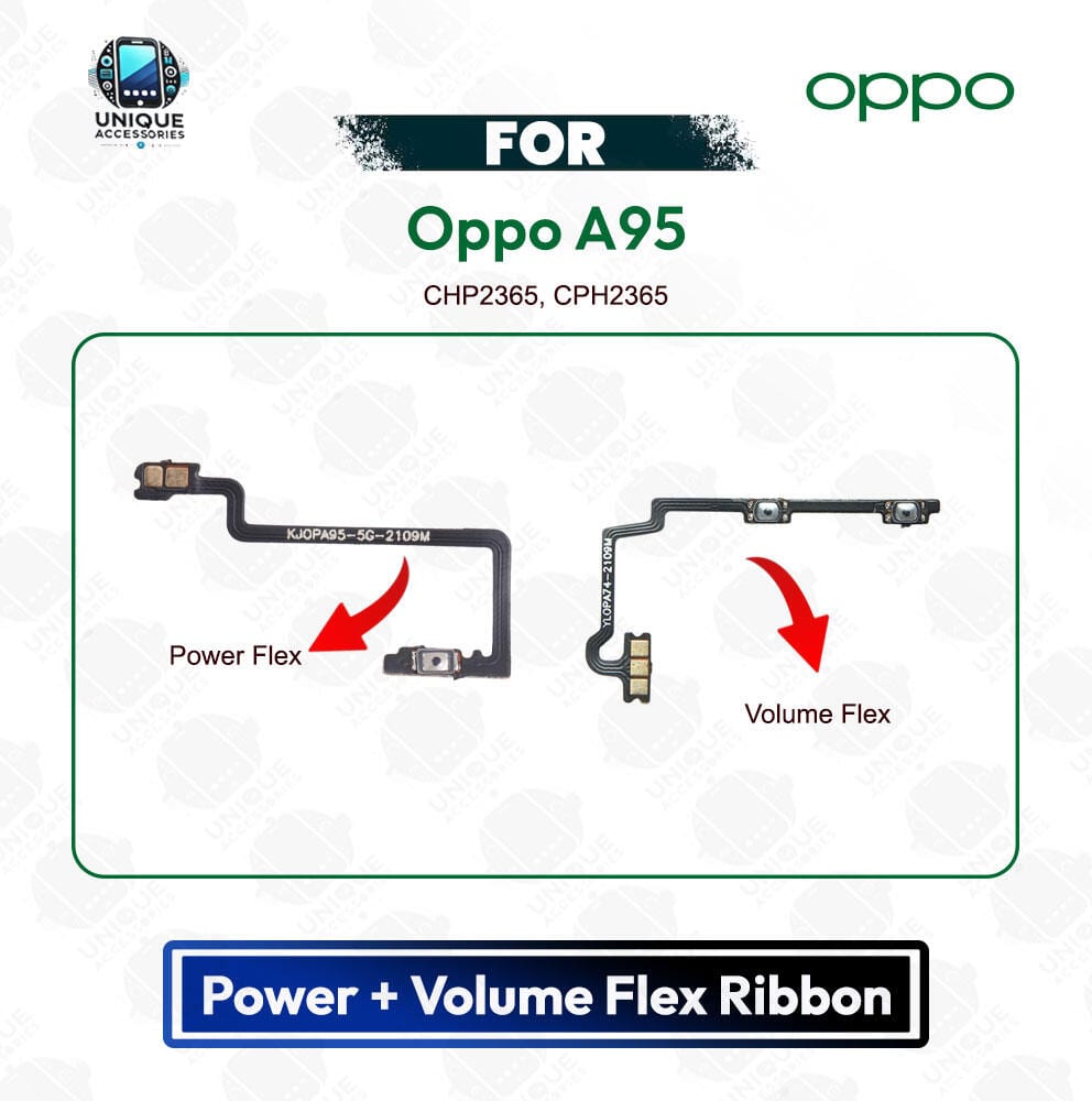 Oppo A95 Power Button Volume/On Off Key Flex Cable Replacement Parts | CHP2365, CPH2365