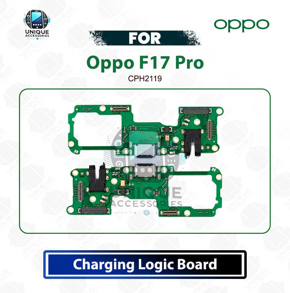 Oppo F17 Pro Charging Logic Board Charging Port PCB USB Plug Dock Connector Flex Replacement Repair Spare Part For CPH2119