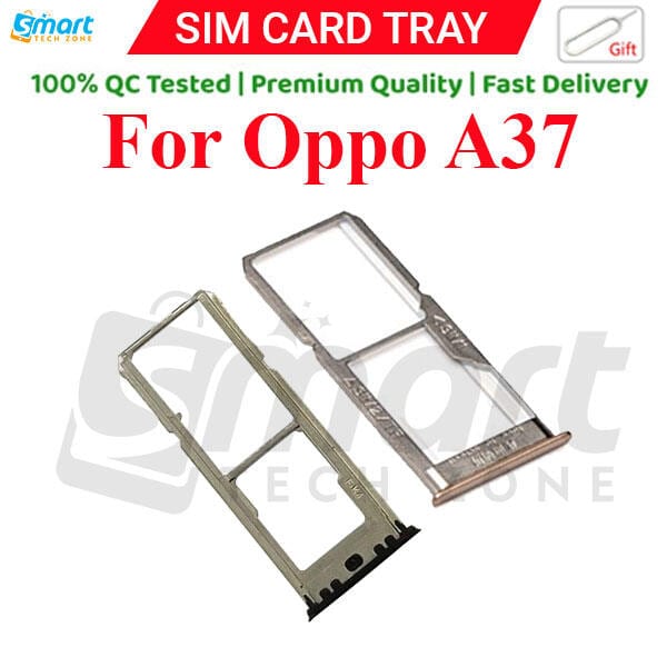 Oppo A37 Sim Tray Micro SD Card Slot with Sim Ejector Pin Replacement Part