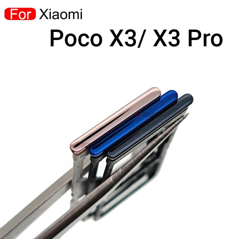 Xiaomi Poco X3/ X3 Pro Sim Tray Micro SD Card Slot with Sim Ejector Pin Replacement Part