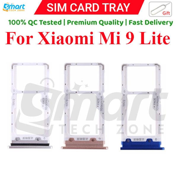Xiaomi Mi 9 Lite Sim Tray Micro SD Card Slot with Sim Ejector Pin Replacement Part