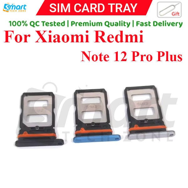 Xiaomi Redmi Note 12 Pro Plus Sim Tray Micro SD Card Slot with Sim Ejector Pin Replacement Part