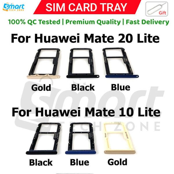 For Huawei Mate 10 Lite/ 20 Lite Sim Tray Micro SD Card Slot with Sim Ejector Pin Replacement Part