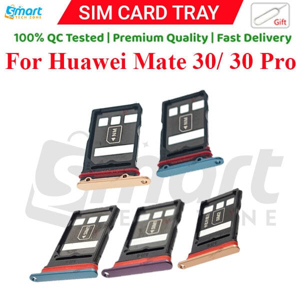 For Huawei Mate 30/ 30 Pro Sim Tray Micro SD Card Slot with Sim Ejector Pin Replacement Part