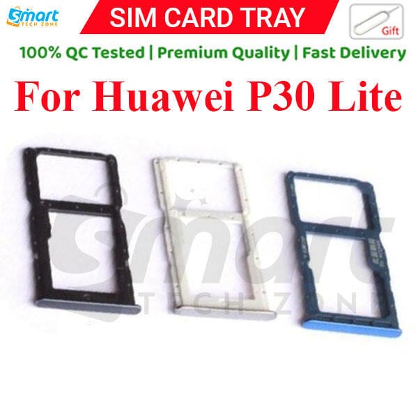 For Huawei P30 Lite Sim Tray Micro SD Card Slot with Sim Ejector Pin Replacement Part