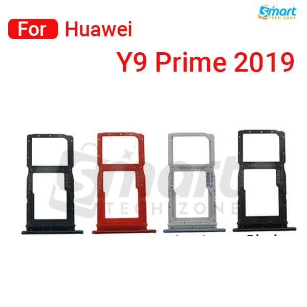 For Huawei Y9 Prime 2019 Sim Tray Micro SD Card Slot with Sim Ejector Pin Replacement Part
