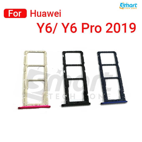 For Huawei Y6/ Y6 Pro 2019 Sim Tray Micro SD Card Slot with Sim Ejector Pin Replacement Part
