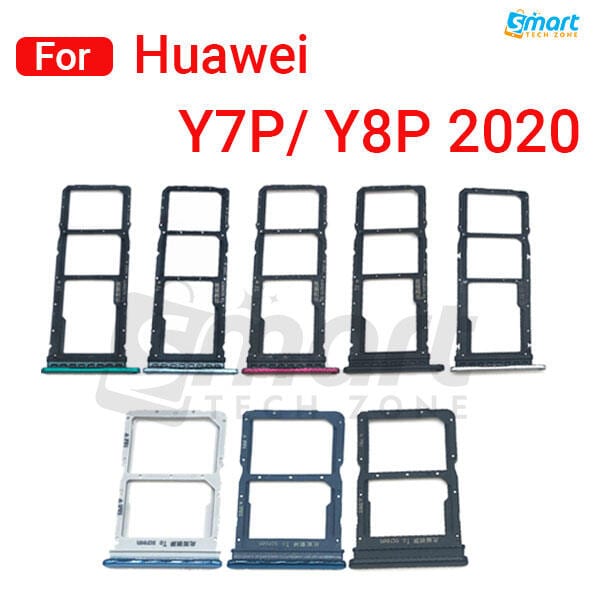 For Huawei Y7P Y8P 2020 Sim Tray Micro SD Card Slot with Sim Ejector Pin Replacement Part