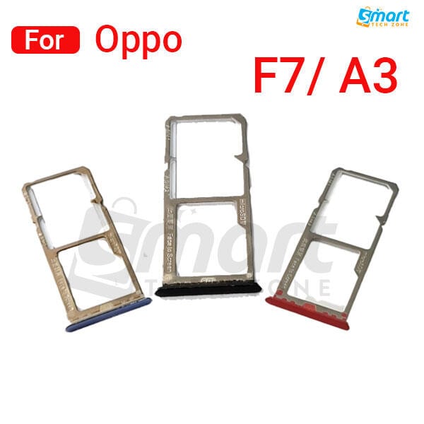 For Oppo F7 A3 Sim Tray Micro SD Card Slot with Sim Ejector Pin Replacement Part