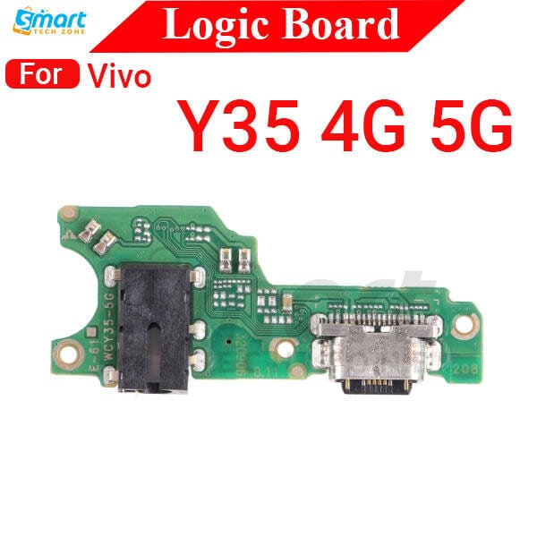 Charging Logic Board For Vivo Y35 4G 5G Charging Port USB Plug PCB Dock Connector Spare parts