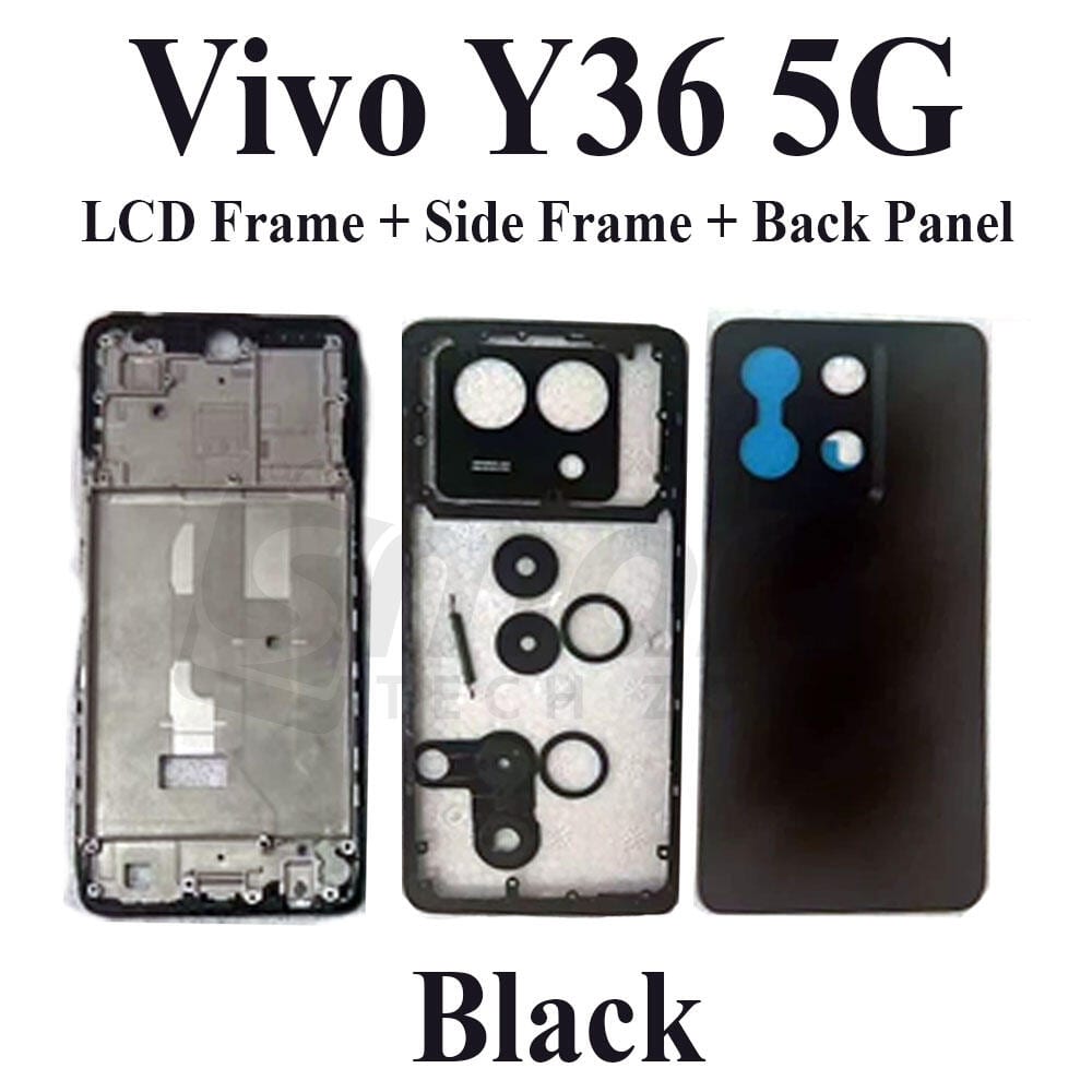 Y36 5G Full Body Housing With Camera Glass (LCD Frame, Side/Middle Frame, Back Panel/Backshell)