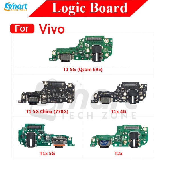 Charging Logic Board For Vivo T1 T1x T2x 4G 5G Charging Port USB Plug PCB Dock Connector Spare parts