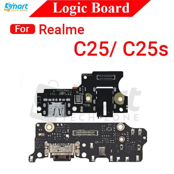 Charging Logic Board For Realme C25/ C25s Charging Port USB Plug PCB Dock Connector Spare parts