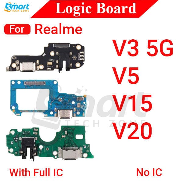 Charging Logic Board For Realme V3 V5 V15 V20 4G 5G Charging Port USB Plug PCB Dock Connector Spare parts