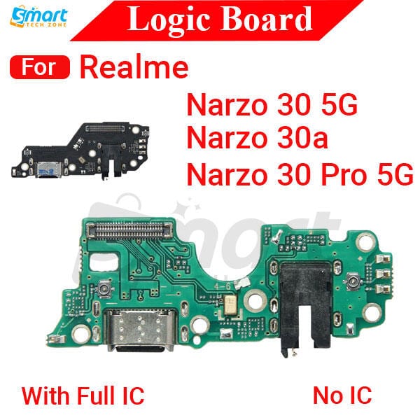 Charging Logic Board For Realme Narzo 30 5G 30a 30 Pro 5G Charging Port USB Plug PCB Dock Connector Spare parts