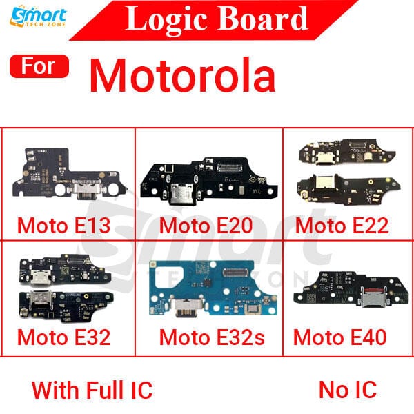 Charging Logic Board For Motorola Moto E13 E20 E22 E30 E32 E32s E40 Charging Port USB Plug PCB Dock Connector Spare parts