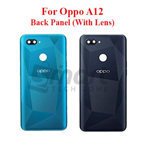 For Oppo A12 Back Panel/Backshell/ Casing + With Camera Lens + Side Buttons With Logo-All Colors Available