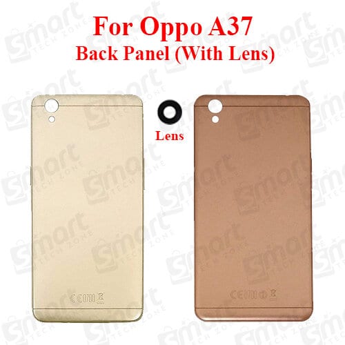 For Oppo A37 Back Panel/Backshell/ Casing + With Camera Lens + Side Button  With Logo-All Colors Available