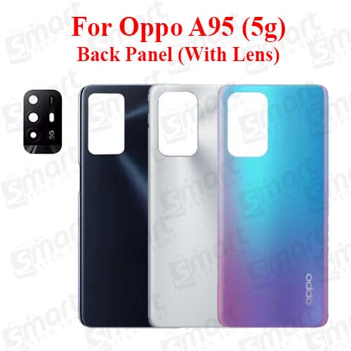 For Oppo A95 (5G) Back Panel/Backshell/ Casing + With Camera Lens  With Logo-All Colors Available