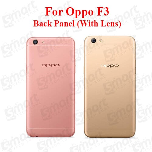 For Oppo F3 Back Panel/Backshell/ Casing + With Camera Lens + Side Button  With Logo-All Colors Available