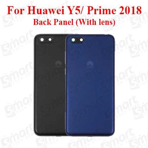 For Huawei Y5 /Prime 2018 Back Panel/Backshell/ Casing +Camera lens+ Side Buttion With Logo-All Colors Available