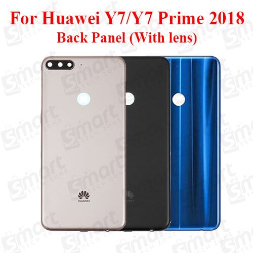 For Huawei Y7/Y7 Prime 2018 Back Panel/Backshell/ Casing +Camera lens+ Side Buttion With Logo-All Colors Available