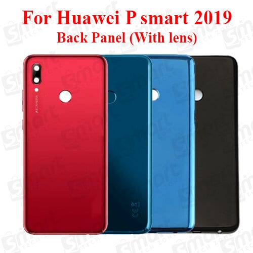 For Huawei P Smart 2019 Back Panel/Backshell/ Casing +Side Button + Camera lens With Logo-All Colors Available