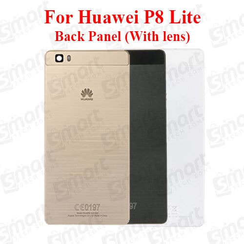 For Huawei P8 Lite Back Panel/Backshell/ Casing +Side Button + Camera lens With Logo-All Colors Available