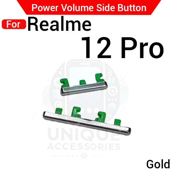 Compatible with Realme 12 Pro RMX3842 External Side Buttons Volume Control Button Outside Side Keys
