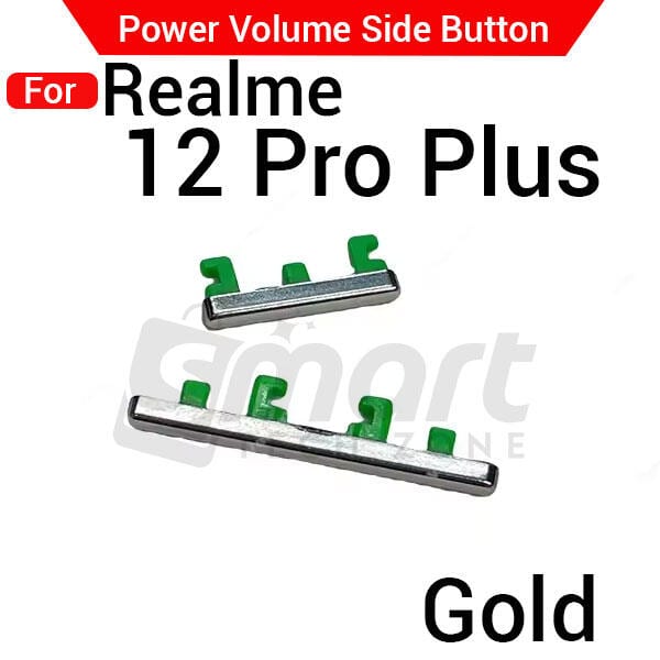 Compatible with Realme 12 Pro Plus RMX3840 RMX3841 External Side Buttons Volume Control Button Outside Side Keys